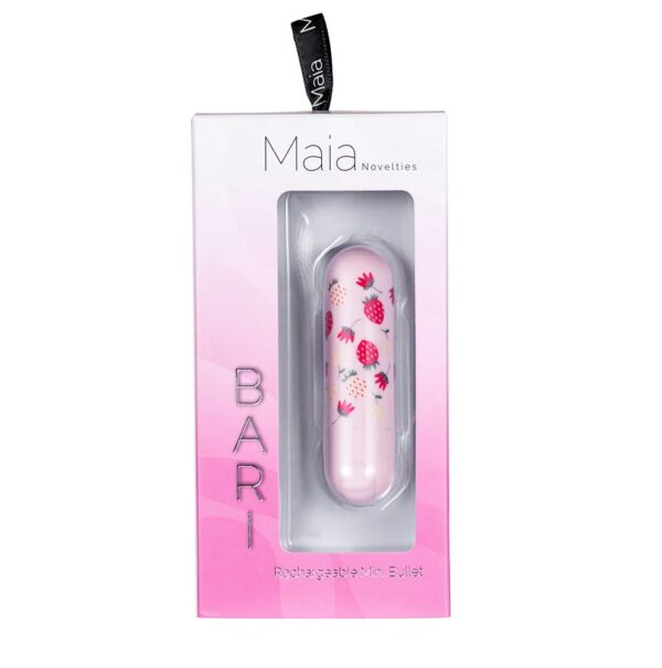 Bari Super Charged Mini Bullet W/ Strawberry Pattern - Image 3