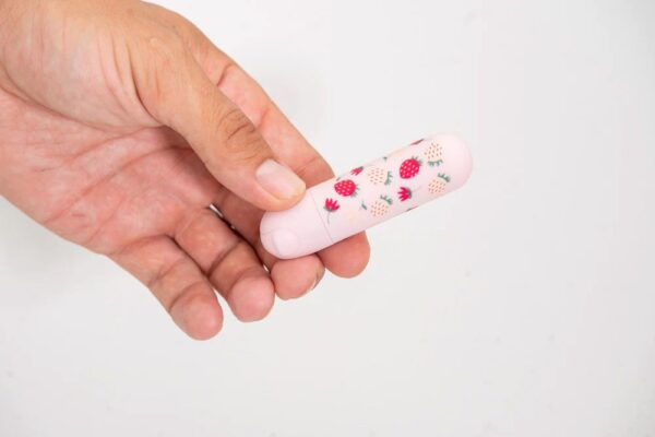 Bari Super Charged Mini Bullet W/ Strawberry Pattern - Image 4