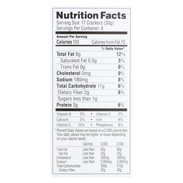 Simple Mills Fine Ground Sea Salt Almond Flour Crackers - Case Of 6 - 4.25 Oz. - Image 2