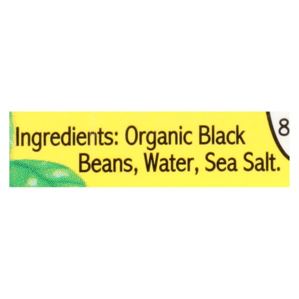 Jack's Quality Organic Black Beans - Low Sodium - Case Of 8 - 13.4 Oz - Image 3