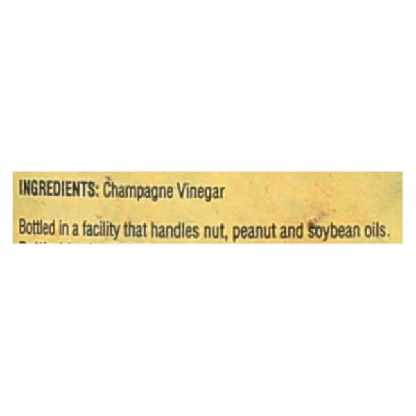 Napa Valley Naturals Champagne Reserve Wine Vinegar - Vinegar - Case Of 12 - 12.7 Fl Oz. - Image 2