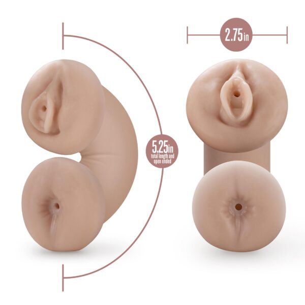 Enlust - Tasha - Soft and Wet Glow in the Dark  Stroker - Beige - Image 5