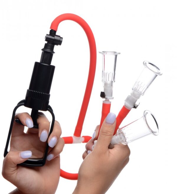 Master Series 3-way Suck Her Nipple & Clit Pump System (out Mid Aug) - Image 5