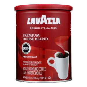 Lavazza Coffee - Can - Ground - Premium House Blend - 10 Oz - 1 Each