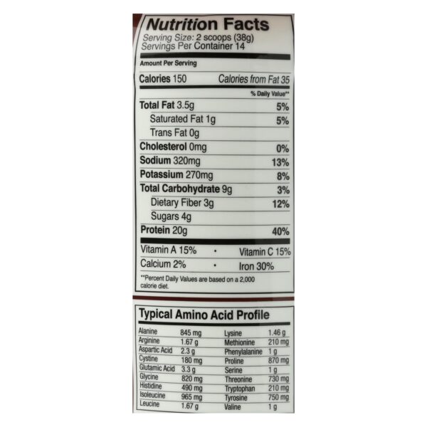 Only What You Need - Prot Plnt Bsd Dark Chocolate - 1 Each - 1.3 Lb - Image 2