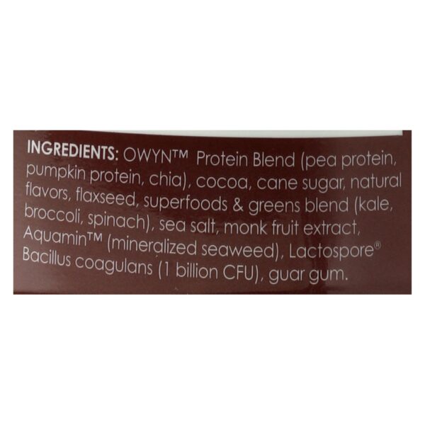 Only What You Need - Prot Plnt Bsd Dark Chocolate - 1 Each - 1.3 Lb - Image 3
