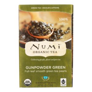 Numi Tea Gunpowder Green Organic Tea - 18 Bags