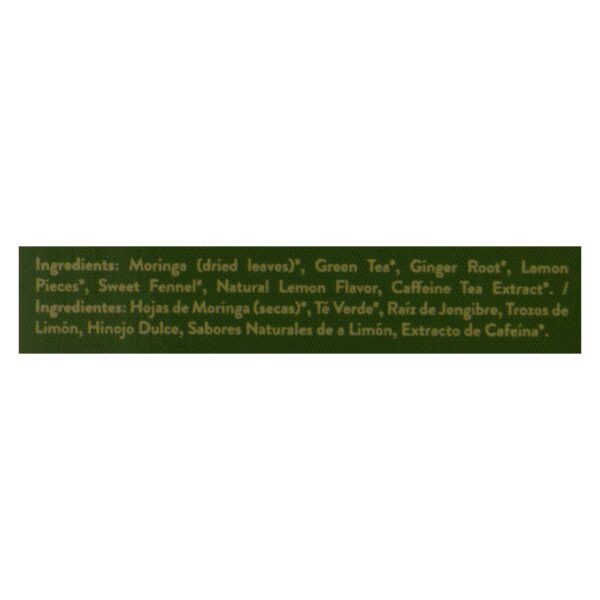 Miracle Tree - Tea Moringa Ginger Lm - Case Of 5 - 16 Ct - Image 3
