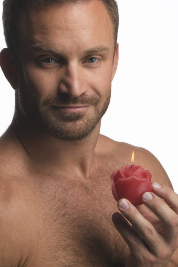 Master Series Flaming Rose Drip Candle - Image 4