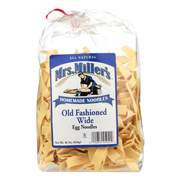 Mrs. Miller's Old Fashioned Wide Egg Noodles  - Case Of 6 - 16 Oz - Image 3