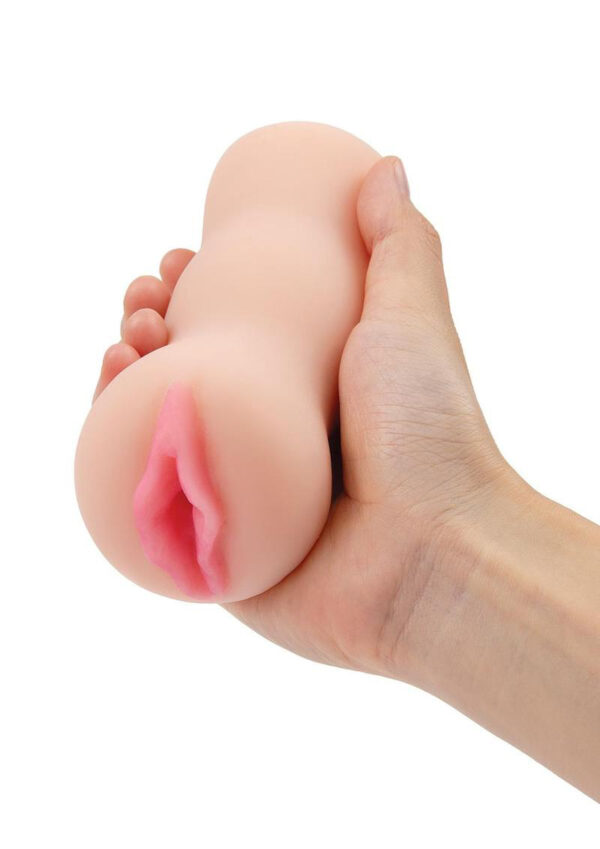 Stroke Off Super Tight Vibe Stroker - Light - Image 3