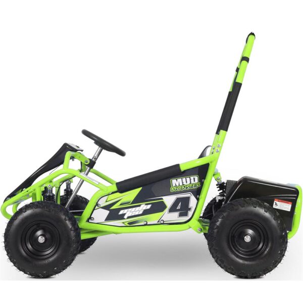 Mototec Mud Monster Kids Electric 48v 1000w Go Kart Full Suspension Green - Image 6