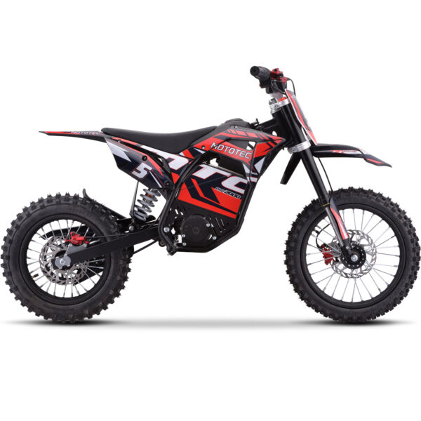Mototec 60v Pro Electric Dirt Bike 2000w Lithium Red - Image 2