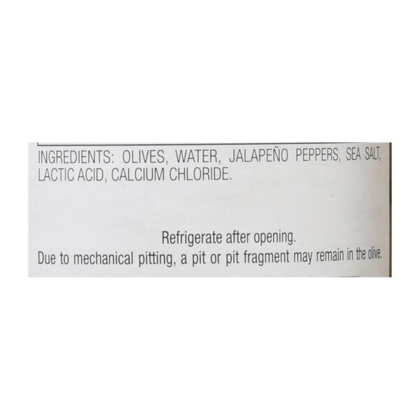 Jeff's Natural Jeff's Natural Jalapeno Stuffed Olives - Jalapeno Stuffed Olives - Case Of 6 - 7.5 Oz. - Image 3