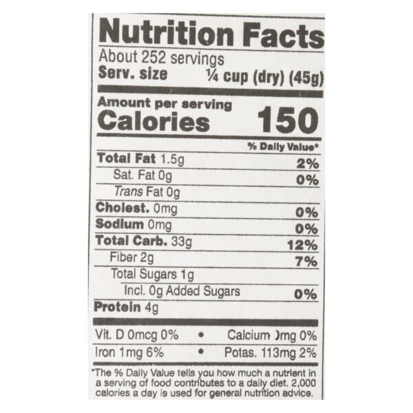 Lundberg Family Farms Organic California Brown Jasmine Rice - Single Bulk Item - 25lb - Image 3