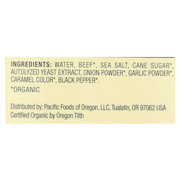 Pacific Natural Foods Beef Broth - Case Of 12 - 32 Fl Oz. - Image 3