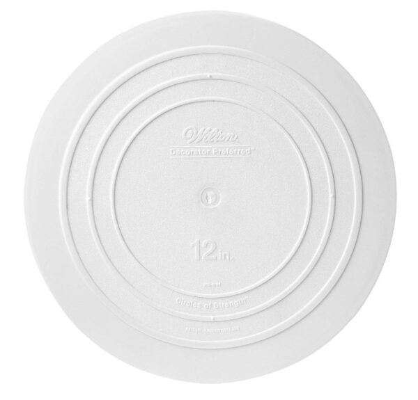 Smooth Edge Separator Plate for Cakes 8 Inch - Image 2