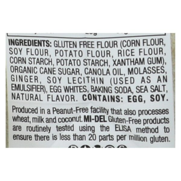 Midel Cookies - Ginger Snaps - Case Of 8 - 8 Oz - Image 2