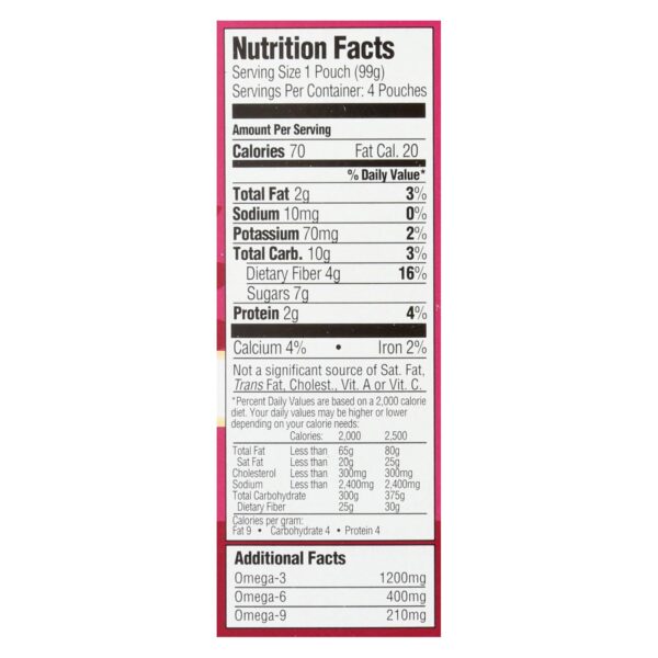Mamma Chia Organic Squeeze Vitality Snack - Strawberry Banana - Case Of 6 - 3.5 Oz. - Image 3
