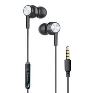 XYST XYS-E3512BK In-Ear Earbuds with Microphone, XYS-E3512 (Black)