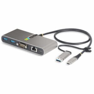 USB-C-USB-A Hub - GbE - RS232