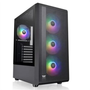 S200 Plus TG ARGB case Black