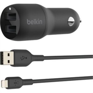 DUAL USB A CAR CHRGR w 1M P