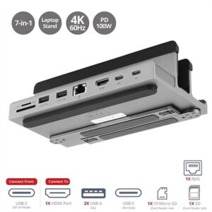 SIIG USB-CDockingw-LaptopStand