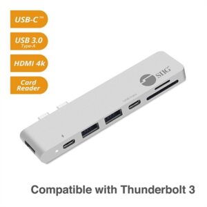 Thunderbolt 3 USBC Hub HDMI Sv
