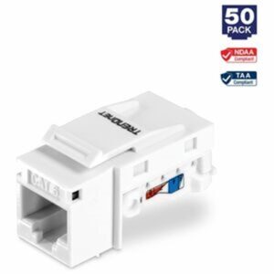 Cat6 Keystone Jack 50 Pack