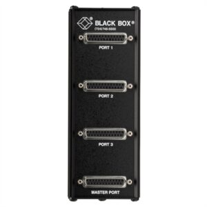 Passively share one RS232 DCE device with three RS232 DTE devices. Use our Modem Splitter to connect three terminals to one modem and save money - you won't need extra modems and extra lines!No special cables are needed. It uses ordinary straight-pinned cables for a hookup and includes a 6-ft. DB25 male-DB25 female extension cable and a serial DB9 female-DB25 male AT adapter.The Modem Splitter is transparent to speed and protocol and works equally well in sync and async environments.The TL073A-R4 includes (1) modem splitter (1) 6-ft. DB25 male-DB25 female extension cable and (1) serial DB9 fem