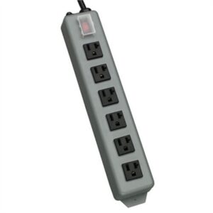 Tripp Lite Industrial Power Strip 5-20P - NEMA 5-20P - 6 x NEMA 5-15-20R - 15 ft Cord - 120 V AC Voltage - Wall Mountable, Floor-mountable