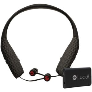 HLT-EARBUD-HS-TV HearBand with Bluetooth, Microphones & TV Streamer (Black)