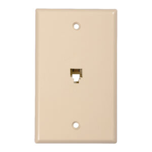 RCA TP247RV TP247R Phone Jack Wall Plate (Ivory)