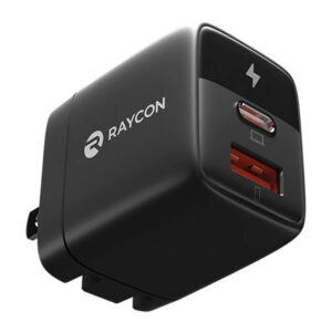 Raycon RAPADA35-23E-BLA The Magic Charger 35-Watt 2-Port USB-C/USB Wall Charger, Black