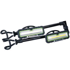 PowerSmith PWLRD024UH 2,400-Lumen Dual-Head LED Rechargeable Underhood Light with Expandable Hood Bracket