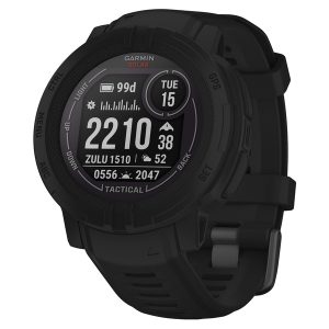 Garmin 010-02627-13 Instinct 2 Solar Tactical Edition GPS Smartwatch, Black