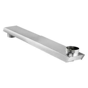 Lambro 3006-R Periscope 90deg Rectangular Aluminum Dryer Duct (24-41 In.)