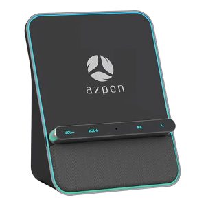 Azpen DockAll D5 10-Watt Fast Wireless Charging Sound Hub with Bluetooth Speakers and Speakerphone, D5
