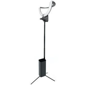 Bower WA-COLRGB12 Wireless Creator Collapsible 12-In. White and RGB Ring Light, Black