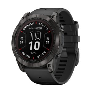 Garmin 010-02778-10 fenix 7X Pro Sapphire Solar Edition Smartwatch (Carbon Gray)
