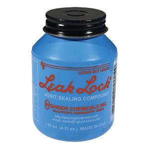 Highside Chemicals 10004 Leak Lock Pipe Joint Sealant in Brush-Top Jar (4 Oz.)