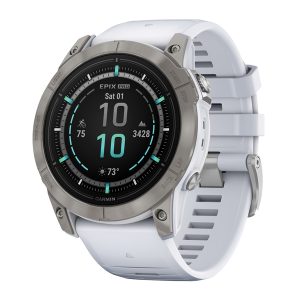 Garmin 010-02804-10 epix Pro (Gen 2) Sapphire Edition Smartwatch with 51-mm Case (White)