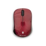 Verbatim 70240 Cordless Blue-LED Tablet Mouse, Multi-Trac, 3 Buttons, Bluetooth (Garnet)