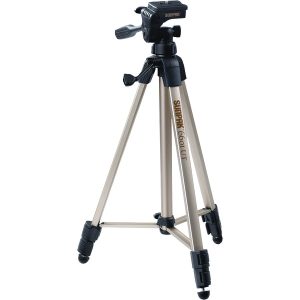 Sunpak 620-060 8-Lb.-Capacity Tripod with 3-Way Pan Head, 59-In. Extended Height, 6601UT