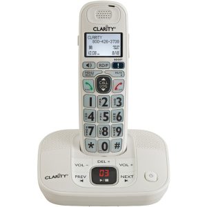 Clarity 53714 DECT 6.0 40-dB Amplified Big-Button Corded Cordless Phone with Digital Answering System, 1 Handset, D714