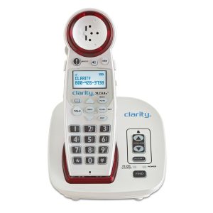 Clarity 59234.001 DECT 6.0 50-dB Amplified Big-Button Corded Cordless Phone with Talking Caller ID, 1 Handset, XLC3.4+