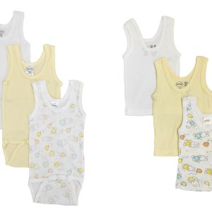 Unisex Baby 6 Pc Onezies And Tank Tops Nc_0516nb