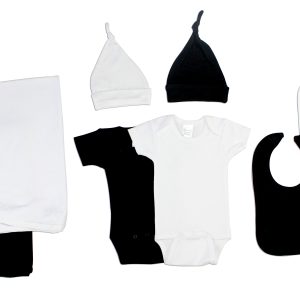 Black And White 8 Piece  Set Ls_0068nb