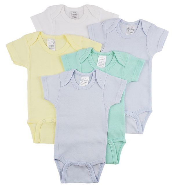 Short Sleeve One Piece 5 Pack Cs_0292l